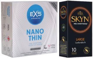 Набор с SKYN Large (10 шт) + EXS NANO THIN 48 шт SOS8044 фото
