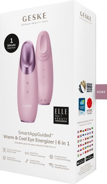 Энерджайзер для глаз GESKE Warm&Cool Eye Energizer 6в1 pink HB0115 фото