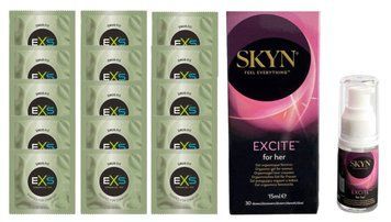 Комплект EXS Snug Fit 15 шт + SKYN Excite Orgasmic Gel for Her, 15 мл SOS14944 фото