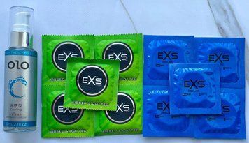 Набор EXS Extreme 5 шт + EXS Cooling 5 шт + Лубрикант охлаждающий OLO 60 мл SOS3511 фото
