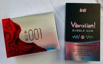 Набор OLO Red Silver 10 шт. + Жидкий гель Intt Vibration Bubble Gum (15 мл) SOS3461 фото