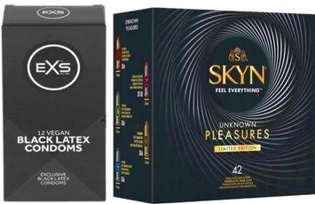Набор с SKYN Pleasures, 42 шт + EXS Black Latex 12 шт SOS7944 фото
