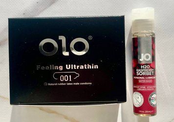 Набор OLO Feeling Ultrathin 001 10шт + Смазка System JO H2O &mdash; Raspberry Sorbet (30 мл) SOS2151 фото