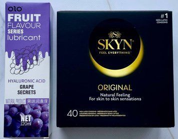 Комплект SKYN ORIGINAL 40 шт + Гель-лубрикант виноград 120 мл OLO SOS3753 фото