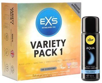 Набор EXS Variety pack 1 (48 шт) + pjur Aqua 30 мл SOS13419 фото