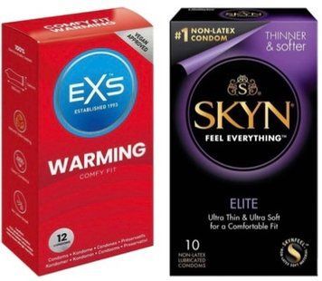 Набір з SKYN Elite 10 шт + EXS Warming, 12 шт SOS7845 фото