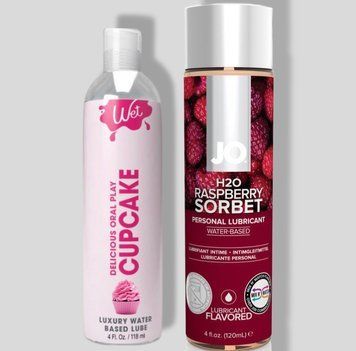 Wet Oral Play Cupcake (118 мл) + JO Raspberry Sorbet (120 мл) LB762 фото