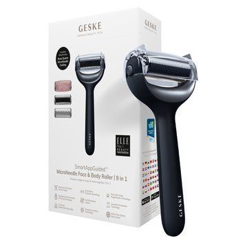 Роллер для игловой мезотерапии лица и тела GESKE MicroNeedle Face&Body Roller 9в1 black HB0212 фото