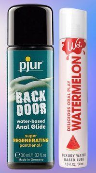 Набор лубрикантов pjur backdoor Regenerating 30 мл + Wet Oral Play Watermelon (30 мл) LB542 фото