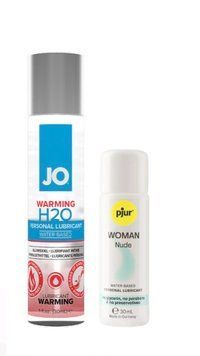 Набор лубрикантов System JO H2O WARMING (30 мл) + pjur Woman Nude 30 мл LB175 фото