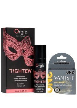 Гель для сужения Orgie &ndash; Tighten (15 мл)+ ONE Vanish Triple Set &ndash; 3 шт SOS6718 фото