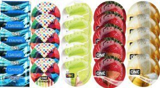 Набор из 25 шт One Oasis Premium + ONE Ribs + ONE Color + ONEChocolateStrawberry + ONEBanana SOS8473 фото