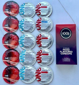 Набор 15 штук ONE Super Sensitive, Tattoo Touch, Flavor Waves + EXS Mixed Flavoured (12 шт.) SOS3904 фото