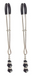 Зажимы для сосков с бусинами Art of Sex Nipple Clamps Lovely, черные SO5860 фото 1
