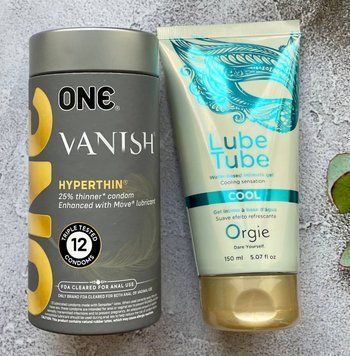 Набор ONE Vanish (12 шт.) + Лубрикант LUBE TUBE COOL, 150 мл ORGIE SOS2352 фото