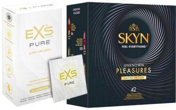 Набор с SKYN Pleasures, 42 шт + EXS Pure 12 шт SOS7945 фото