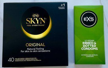 Комплект резинок Skyn Original 40 шт - EXS Ribbed & Dotted (12 штук) SOS3112 фото