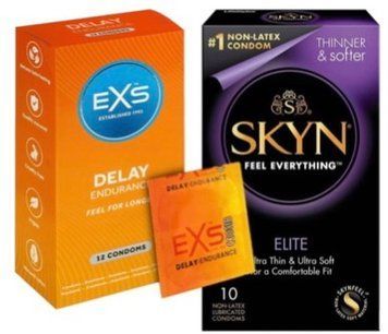 Набір з SKYN Elite 10 шт + EXS Delay, 12 шт SOS7846 фото