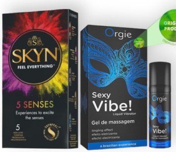 SKYN 5 Senses + SEXY VIBE для чутливих, 15 мл ORGIE SOS6967 фото
