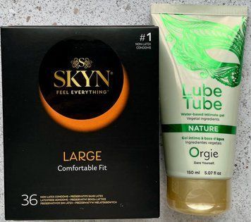 Комплект SKYN Large, 36 шт + LUBE TUBE NATURE, 150 мл ORGIE  SOS1108 фото