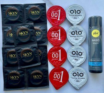Набор 18 штук Skyn, Olo + лубрикант pjur Basic Waterbased (100 мл) SOS4004 фото
