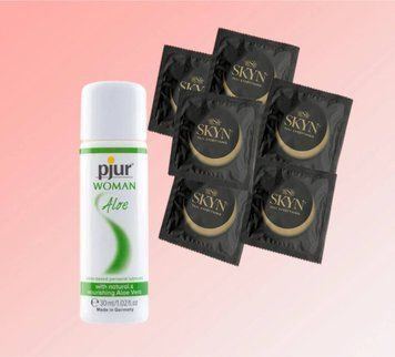 Комплект 25 шт Skyn ​​Original + Лубрикант pjur Woman Aloe SOS4122 фото
