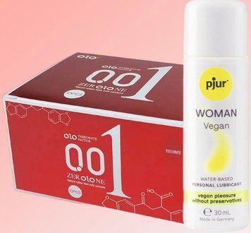 OLO возбуждающие 001 (красные) 10 штук+ Лубрикант pjur Woman Vegan 30 мл SOS4601 фото
