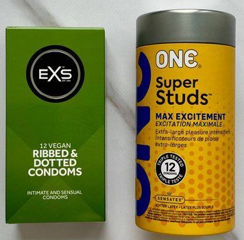 Комплект ONE Super Studs 12 шт - EXS Ribbed & Dotted 12 шт  SOS3162 фото