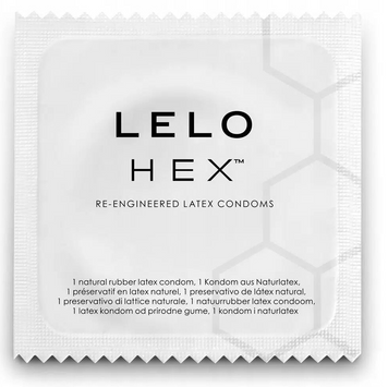 Ультратонкі та суперміцні презервативи LELO HEX Original (1 шт) SO81300 фото