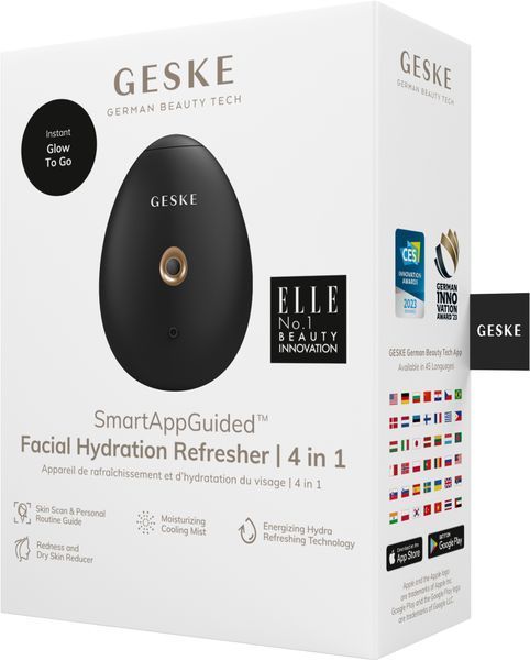 Электронный освежитель для увлажнения лица GESKE Facial Hydration Refresher 4в1 gray HB0163 фото
