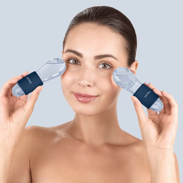 Двойной массажер для глаз GESKE Cool&Warm Duo Eye Massager 7в1 midnight HB0323 фото