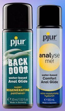 Набор лубрикантов pjur backdoor Regenerating 30 мл + pjur analyse me! Comfort water glide 100 мл LB493 фото