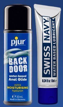 Набор лубрикантов pjur backdoor Comfort water glide 30 мл + Swiss Navy Water-Based 10 мл LB344 фото