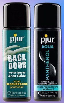 Набор лубрикантов pjur backdoor Regenerating 30 мл + pjur Aqua Panthenol 30 мл LB443 фото