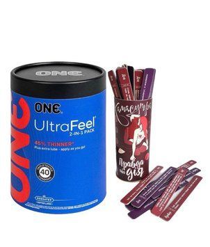 ONE UltraFeel 2-в-1. 40 шт.+  Еротична гра Правда або Дія Камасутра SOS6484 фото