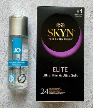 Набір Skyn Elite 24 шт + Лубрикант System JO H2O ORIGINAL (60 мл)  SOS2694 фото