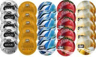 Набір з 25 шт One Move + ONE Legend XL + ONE Fresh Mint + ONE Chocolate Strawberry + ONE Banana SOS8424 фото