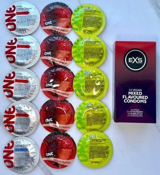 Набор 15 штук ONE Tattoo Touch, Flavor Waves, Glowing Pleasures + EXS Mixed Flavoured (12 шт.) SOS3955 фото