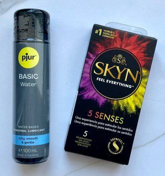 Набор SKYN 5 Senses + Лубрикант pjur Basic waterbased 100 мл SOS2053 фото