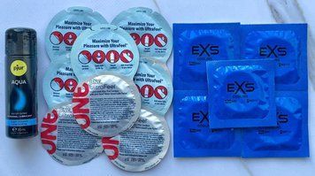 Набор ONE UltraFeel 5шт + EXS Cooling 5шт + Лубрикант pjur Aqua 30 мл SOS3513 фото