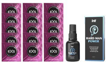 Комплект EXS Extra Thick 15 шт + Intt Hard Man Power SOS14719 фото