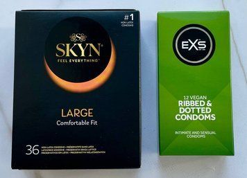 Комплект резинок Skyn Large 36 шт - EXS Ribbed & Dotted (12 штук) SOS3113 фото