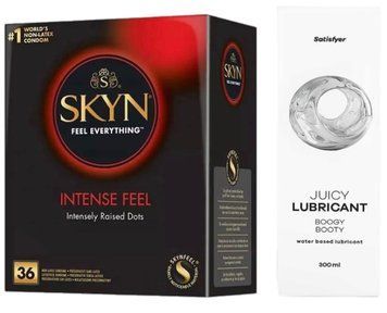 Набір Лубрикант Satisfyer Boogy Booty 300 мл + Intense Feel 36 шт SOS12719 фото