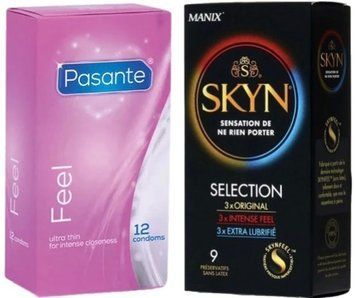 Набір з Skyn Selection 9 шт + Pasante Sensitive Feel 12 шт SOS8046 фото