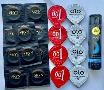 Набор 18 штук Skyn, Olo + лубрикант pjur Aqua (100 мл) SOS4005 фото
