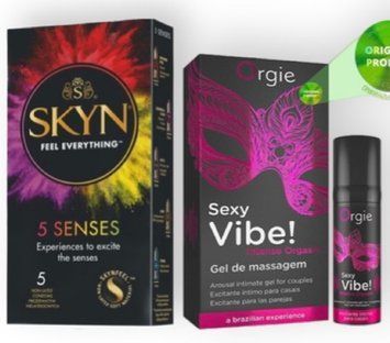 SKYN 5 Senses + SEXY VIBE вібрація + посилення оргазму, 15 мл ORGIE SOS6968 фото