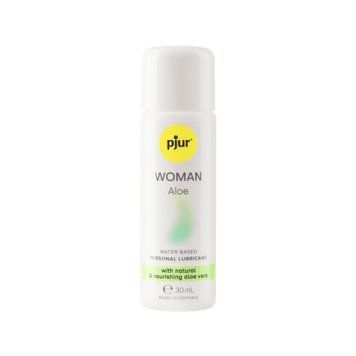 Лубрикант на водной основе pjur Woman Aloe 30 мл с экстрактом алоэ, увлажняющий, без парабенов PJ13310 фото