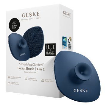 Щітка для обличчя GESKE Facial Brush 4в1 з тримачем midnight HB0056 фото