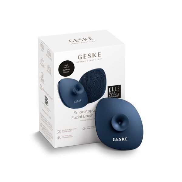 Щітка для обличчя GESKE Facial Brush 4в1 з тримачем midnight HB0056 фото