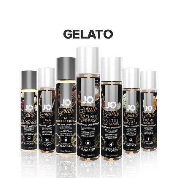 Змазка на водній основі System JO GELATO Hazelnut Espresso (30 мл) без цукру, парабенів та пропіленгліколю SO1463 фото